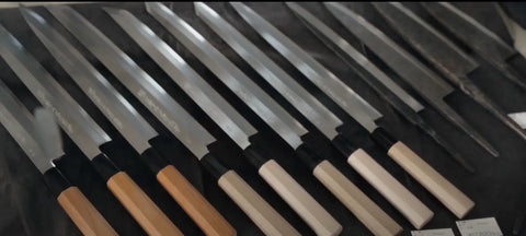 Holzgriffe für japanische Kochmesser