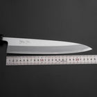 Aideba White Steel #2 Kasumi Buffalo Ebony Handle 240mm (9.4”)-[Musashi]-[Japan-Küchenmesser]