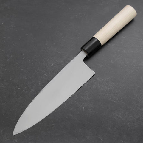 Aideba White Steel #2 Kasumi Büffelhorn und Magnolienholz Griff 180mm-[Musashi]-[Japan-Küchenmesser]