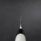 Aideba White Steel #2 Kasumi Büffelhorn und Magnolienholz Griff 180mm-[Musashi]-[Japan-Küchenmesser]