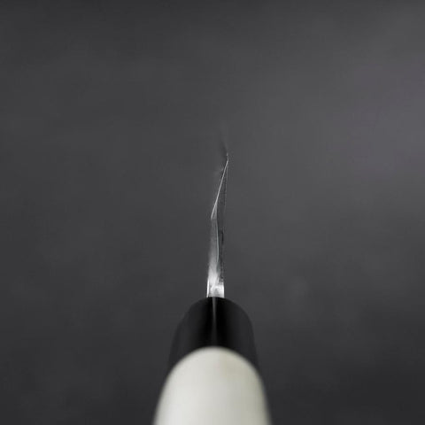 Aideba White Steel #2 Kasumi Büffelhorn und Magnolienholz Griff 180mm-[Musashi]-[Japan-Küchenmesser]