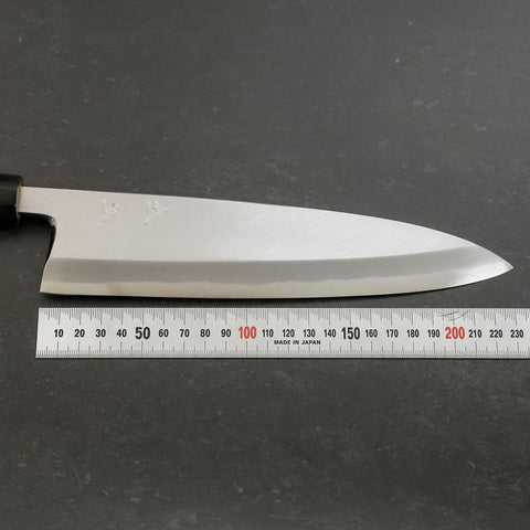 Aideba White Steel #2 Kasumi Büffelhorn und Magnolienholz Griff 225mm-[Musashi]-[Japan-Küchenmesser]