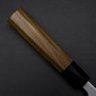 Aideba White Steel #2 Kasumi Büffelhorn und Teakholz Griff 210mm-[Musashi]-[Japan-Küchenmesser]