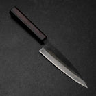 Ajikiri Blue Steel #1 Kurouchi Lila Urushi Griff 145mm-[Musashi]-[Japan-Küchenmesser]