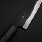 Ajikiri Blue Steel #2 Kurouchi Blauer Urushi Griff 105mm-[Musashi]-[Japan-Küchenmesser]