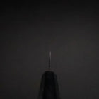 Ajikiri Blue Steel #2 Kurouchi Blauer Urushi Griff 105mm-[Musashi]-[Japan-Küchenmesser]