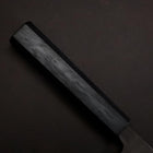 Ajikiri Blue Steel #2 Kurouchi Blauer Urushi Griff 105mm-[Musashi]-[Japan-Küchenmesser]