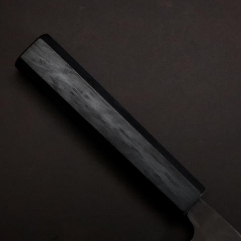 Ajikiri Blue Steel #2 Kurouchi Blauer Urushi Griff 105mm-[Musashi]-[Japan-Küchenmesser]