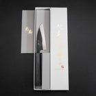 Ajikiri Blue Steel #2 Kurouchi Blauer Urushi Griff 105mm-[Musashi]-[Japan-Küchenmesser]