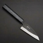 Ajikiri Blue Steel #2 Kurouchi Blauer Urushi Griff 105mm-[Musashi]-[Japan-Küchenmesser]