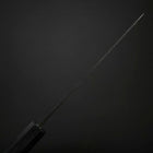 Ajikiri Blue Steel #2 Kurouchi Dunkelblauer Urushi Griff 145mm-[Musashi]-[Japan-Küchenmesser]