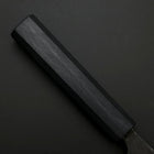 Ajikiri Blue Steel #2 Kurouchi Dunkelblauer Urushi Griff 145mm-[Musashi]-[Japan-Küchenmesser]