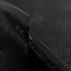 Ajikiri White Steel #2 Kurouchi Black Ishime Urushi Handle 105mm (4.1”)-[Musashi]-[Japanese-Kitchen-Knives]