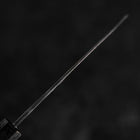 Ajikiri White Steel #2 Kurouchi Black Ishime Urushi Handle 105mm (4.1”)-[Musashi]-[Japanese-Kitchen-Knives]