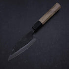 Ajikiri White Steel #2 Kurouchi Büffelhorn und Magnolienholz Griff 105mm-[Musashi]-[Japan-Küchenmesser]