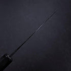 Ajikiri White Steel #2 Kurouchi Büffelhorn und Magnolienholz Griff 105mm-[Musashi]-[Japan-Küchenmesser]