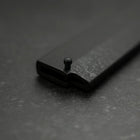 Black-Ishime Saya Sheath for Yanagiba with Pin 300mm (11.8”)-[Musashi]-[Japan-Küchenmesser]