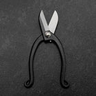 Black Musashi Blumenschere Blue Steel #2 geschmiedeter Undercut-Griff 165mm-[Musashi]-[Japan-Küchenmesser]