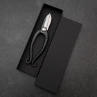 Black Musashi Blumenschere Blue Steel #2 geschmiedeter Undercut-Griff 165mm-[Musashi]-[Japan-Küchenmesser]