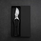 Black Musashi Pruning Shears / Garden Scissors B Type Forged Handmade 200mm-[Musashi]-[Japanese-Kitchen-Knives]