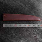 Braune Lederscheide für Sujihiki Messer 210-270mm-[Musashi]-[Japan-Küchenmesser]