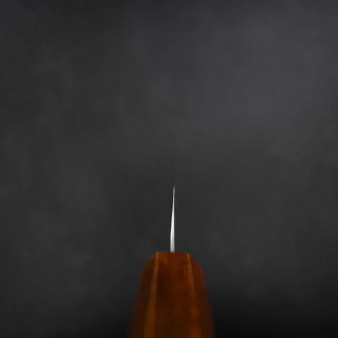 Bread knife Molybdenum Polished Yaki Urushi Handle 230mm-[Musashi]-[Japan-Küchenmesser]
