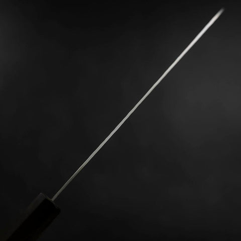 Brotmesser VG-10 Tsuchime Ebenholz Griff 210mm-[Musashi]-[Japan-Küchenmesser]
