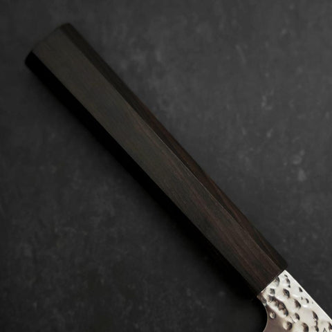 Brotmesser VG-10 Tsuchime Ebenholz Griff 210mm-[Musashi]-[Japan-Küchenmesser]