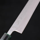Bunka AUS-10 Nashiji Damast Grüner Ozeanplastik Griff 170mm-[Musashi]-[Japan-Küchenmesser]
