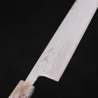 Bunka AUS-10 Nashiji Damast Kagami Weiß-Blauer Ozeanplastik Griff 170mm-[Musashi]-[Japan-Küchenmesser]