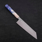 Bunka AUS-10 Nashiji Damast Kagami Weiß-Blauer Ozeanplastik Griff 170mm-[Musashi]-[Japan-Küchenmesser]