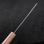 Bunka AUS-10 Nashiji Damast Kagami Weißer Ishime Urushi Griff 170mm-[Musashi]-[Japan-Küchenmesser]