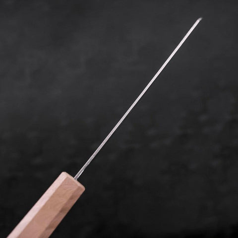 Bunka AUS-10 Nashiji Damast Kagami Weißer Ishime Urushi Griff 170mm-[Musashi]-[Japan-Küchenmesser]