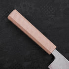 Bunka AUS-10 Nashiji Damast Kagami Weißer Ishime Urushi Griff 170mm-[Musashi]-[Japan-Küchenmesser]