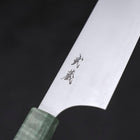Bunka AUS-10 Poliert Grüner Ahornholz Griff 180mm-[Musashi]-[Japan-Küchenmesser]