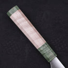 Bunka AUS-10 Poliert Grüner Ahornholz Griff 180mm-[Musashi]-[Japan-Küchenmesser]