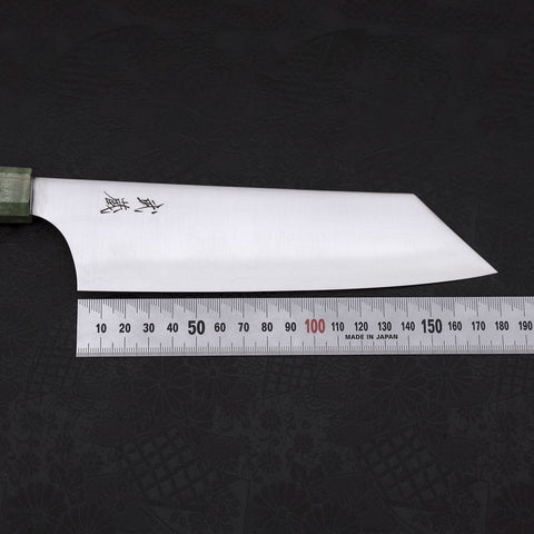 Bunka AUS-10 Poliert Grüner Ahornholz Griff 180mm-[Musashi]-[Japan-Küchenmesser]