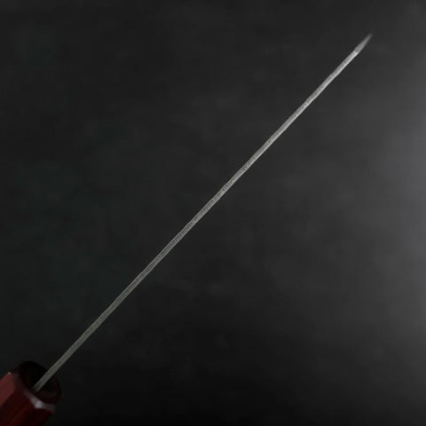 Bunka AUS-10 Tsuchime Damascus Shitan Handle 170mm (6.7”)-[Musashi]-[Japan-Küchenmesser]