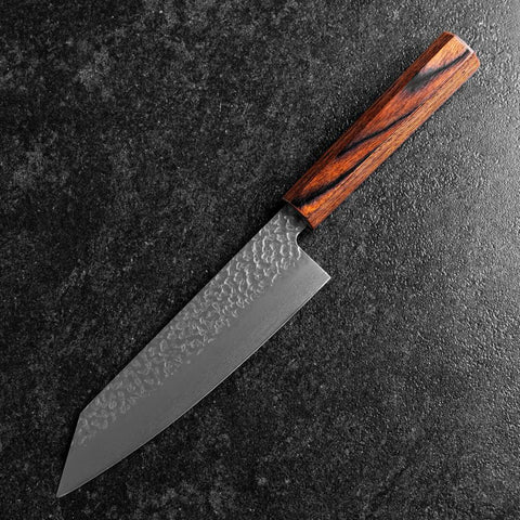 Bunka AUS-8 Tsuchime Mahagoni Griff 180mm-[Musashi]-[Japan-Küchenmesser]