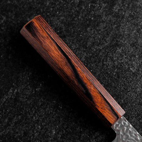 Bunka AUS-8 Tsuchime Mahagoni Griff 180mm-[Musashi]-[Japan-Küchenmesser]