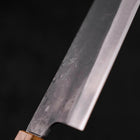 Bunka Blue Steel #1 Kurouchi Büffelhorn und Ebenholz Griff 180mm-[Musashi]-[Japan-Küchenmesser]