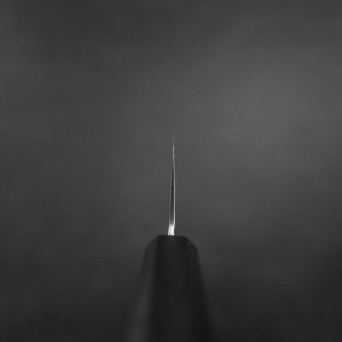 Bunka Blue Steel #1 Kurouchi Dunkelblauer Urushi Griff 170mm-[Musashi]-[Japan-Küchenmesser]