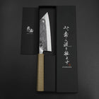 Bunka Blue Steel #1 Kurouchi Weißer Urushi Griff 170mm-[Musashi]-[Japan-Küchenmesser]