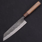 Bunka Blue Steel #2 Edelstahlummantelung Kurouchi Walnuss- und Rosenholz Griff 180mm-[Musashi]-[Japan-Küchenmesser]