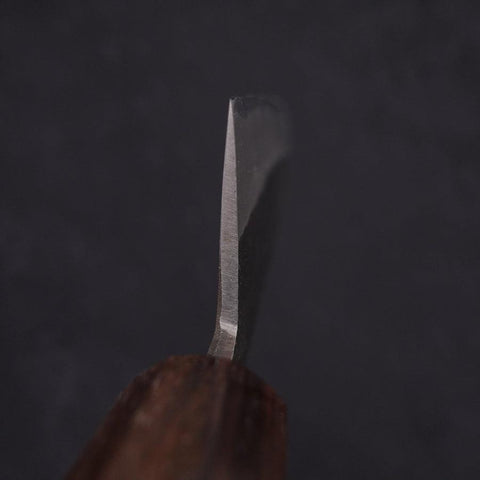 Bunka Blue Steel #2 Edelstahlummantelung Kurouchi Walnuss- und Rosenholz Griff 180mm-[Musashi]-[Japan-Küchenmesser]