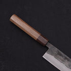 Bunka Blue Steel #2 Edelstahlummantelung Kurouchi Walnuss- und Rosenholz Griff 180mm-[Musashi]-[Japan-Küchenmesser]