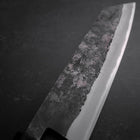 Bunka Blue Steel #2 Edelstahlummantelung Kurouchi Walnussholz Griff 165mm-[Musashi]-[Japan-Küchenmesser]