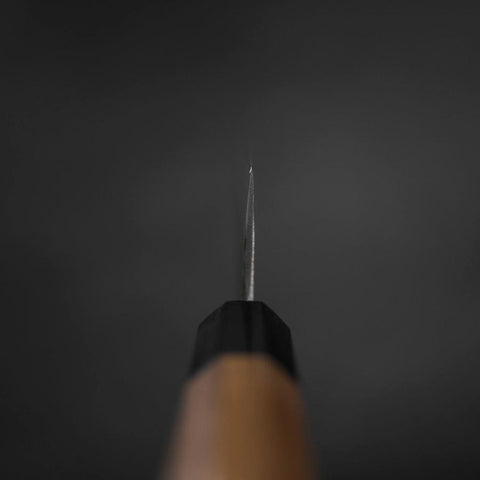 Bunka Blue Steel #2 Edelstahlummantelung Kurouchi Walnussholz Griff 180mm-[Musashi]-[Japan-Küchenmesser]