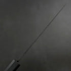 Bunka Blue Steel #2 Kurouchi Büffelhorn und Ebenholz Griff 170mm-[Musashi]-[Japan-Küchenmesser]