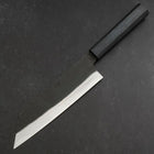 Bunka Blue Steel #2 Kurouchi Büffelhorn und Ebenholz Griff 170mm-[Musashi]-[Japan-Küchenmesser]